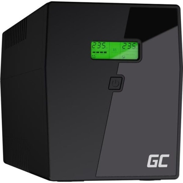 Green Cell® UPS USV Inverter 1500VA (900W) 230V Avbrottsfri strömförsörjning Line-Interactive AVR Power Supply USB/RJ45