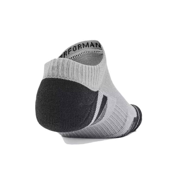 3-pack Under Armour PERFORMANCE Tech NS strumpor grått och vitt XL