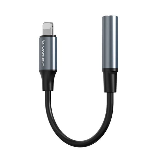 Lightning-adapter till mini-jack 3,5 mm för iPhone - svart