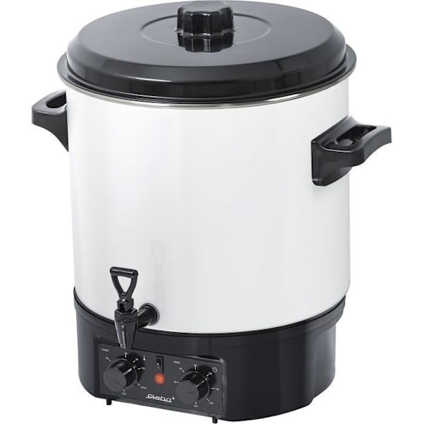STEBA 051100 ER1 27L sterilisator - 1800W - Temperaturjustering 30/100°C - Vit Vit