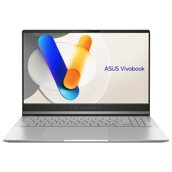 ASUS laptop med en R5-processor, 16 GB RAM och 512 GB lagring. Silver