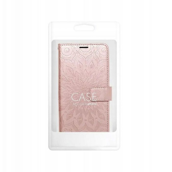 Forcell Étui à rabat MEZZO för Samsung A06 Mandala Guld rosa