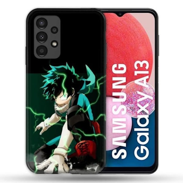 Fodral - My Hero Academia - Galaxy A13 - Deku-mönster - Mjukt - Tillverkat i Frankrike