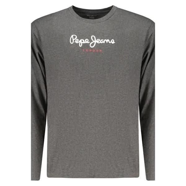 Pepe Jeans Eggo långärmad T-shirt - mörkgrå melange mörkgrå marmor M