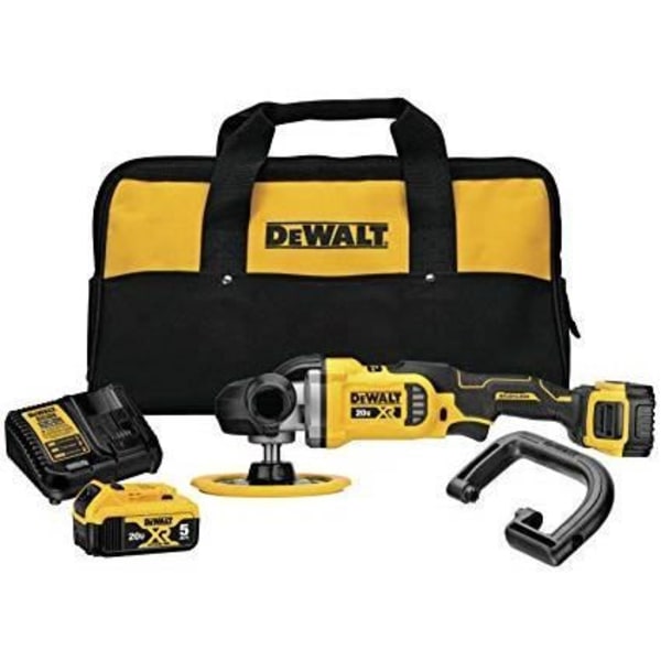 Roterande polermaskin - DEWALT - DCM849P2-QW - Sladdlös - 18 V - 2 Ah - Professionell