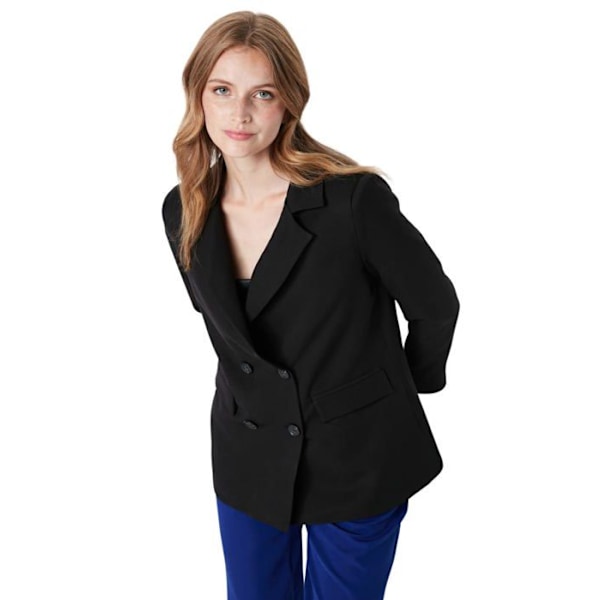 Jacka - ärtrock - kappa - kavaj Trendyol - TWOAW21CE0272 - Black Button Blazer Jacka-Svart Dam Svart 44