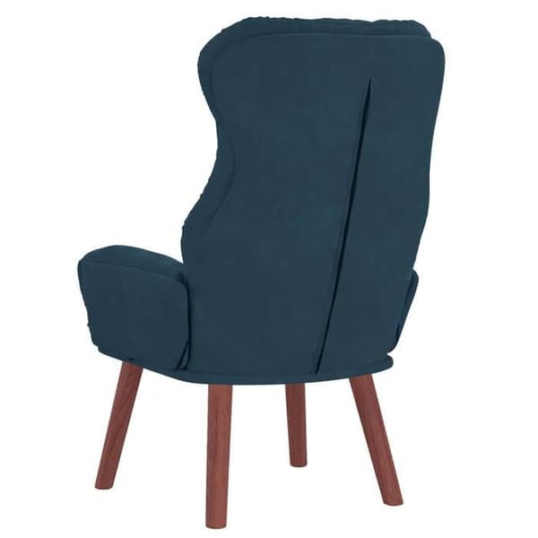 vidaXL fåtölj Blå 69 x 74 x 93 cm Sammet 42001886