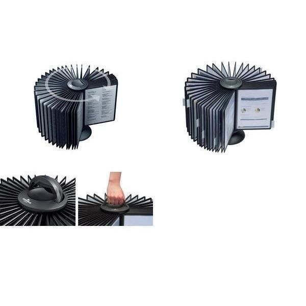 Rotationsställ SHERPA Display System 40 fickor A4 - DURABLE