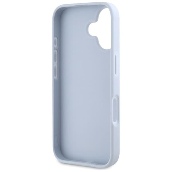 Skyddshölje - CG MOBILE - iPhone 16 - Ekoleder - Styv - Metallogi blå