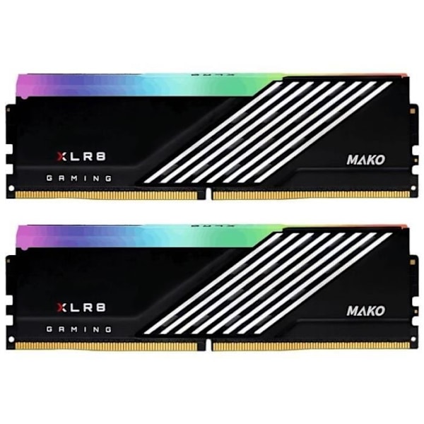 RAM-minne - PNY - XLR8 Gaming MAKO - RGB - DDR5 - 6400MHz - 2X16GB - (MD32GK2D5640040MXRGB)