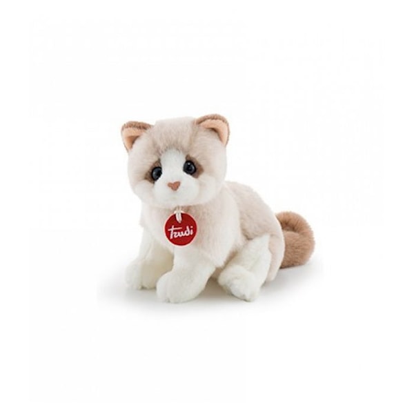 Trudi Cat Brad beige och vit mjukisleksak Beige