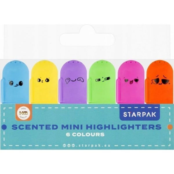 Markör - markörpenna Starpak - STK ZAK26 - MINI MARKÖR PARFYM 6 FÄRG STK PBH 12/144