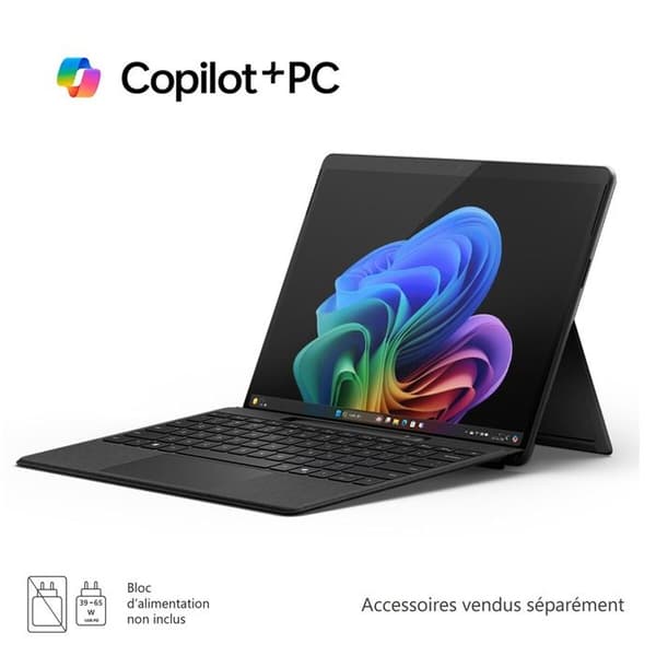 PC Hybrid / PC 2 i 1 Microsoft Surface Pro 11:e generationen 13’’ Copilot+PC Snapdragon X Elite 16 GB RAM 1 TB SSD Touchskärm Grafit