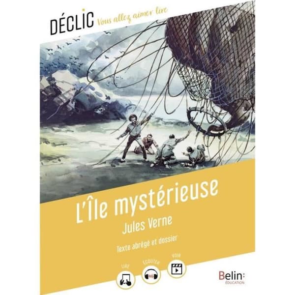 "Den mystiska ön av Jules Verne (Förkortad text)"