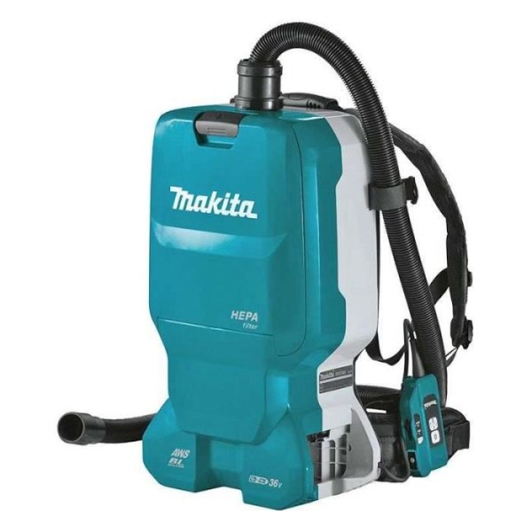 MAKITA DVC665ZU 2x18V ryggsäcksdammsugare (bar maskin)