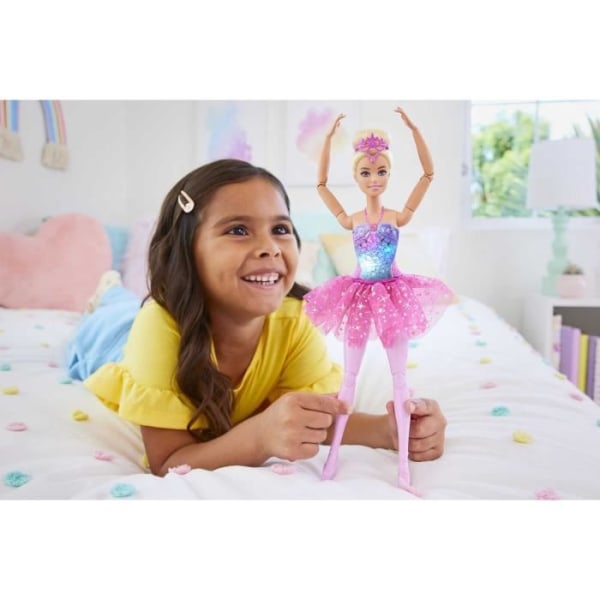 Barbie - Ballerina Magic Lights - Docka - 3 år och +