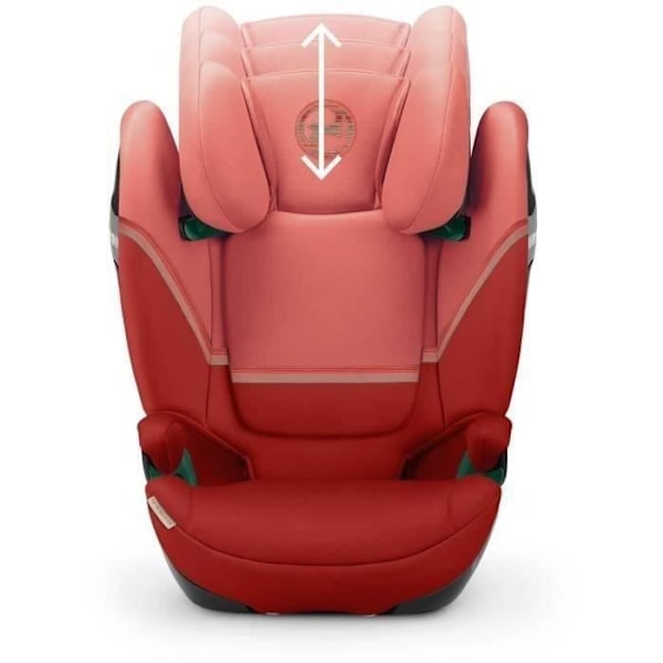 Bilbarnstol Cybex Gold SOLUTION S2 I-FIX 3 till 12 år - Grupp 2/3 - 100 till 150 cm Hibiscus Red | röd Röd Hibiskus