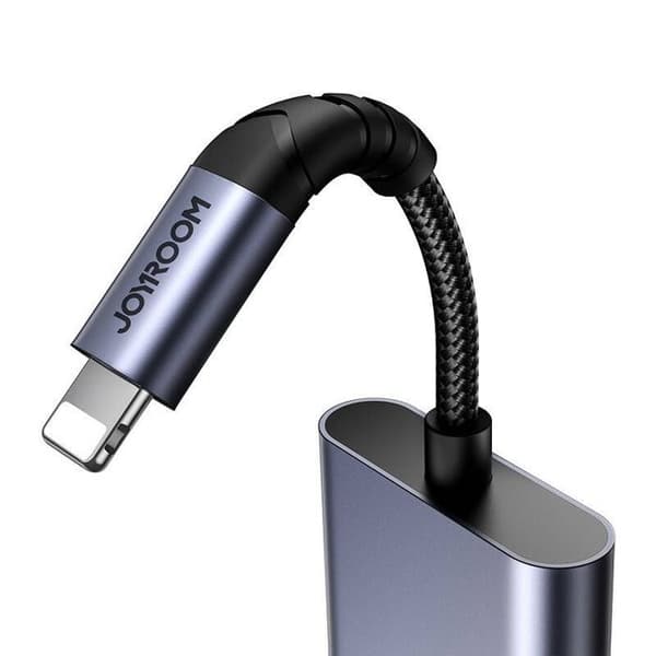 Ljud- och videoadapter Joyroom - JYR952 - DAC-adapter 2-i-1 SY-L02 Lightning / 2xLightning svart
