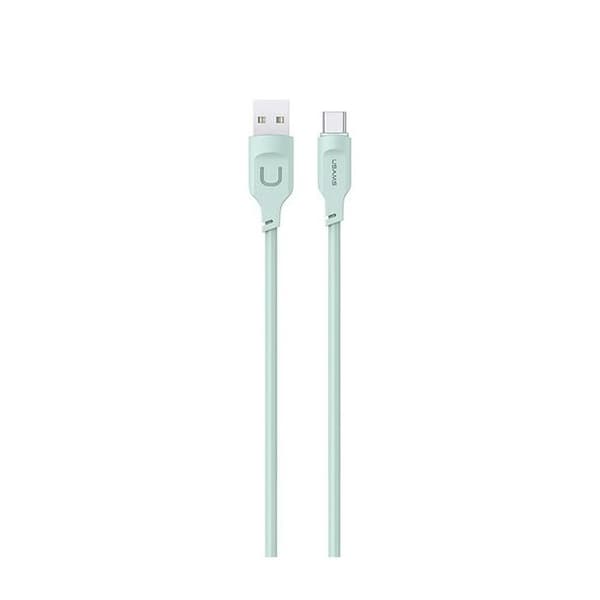 USB-C-kabel USAMS 1,2 m Snabbladdning Grön