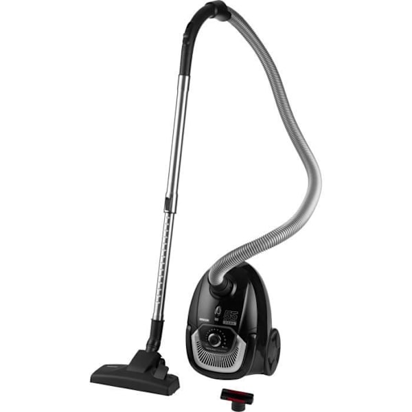 Kapseldammsugare med påse - SENCOR - SVC 5501BK - 700 W ECO-motor - 75 dBA - 2 L - H13 HEPA-filter - Svart Svart