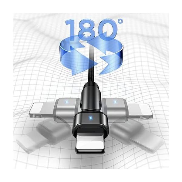 USAMS Lightning laddkabel 1m grön