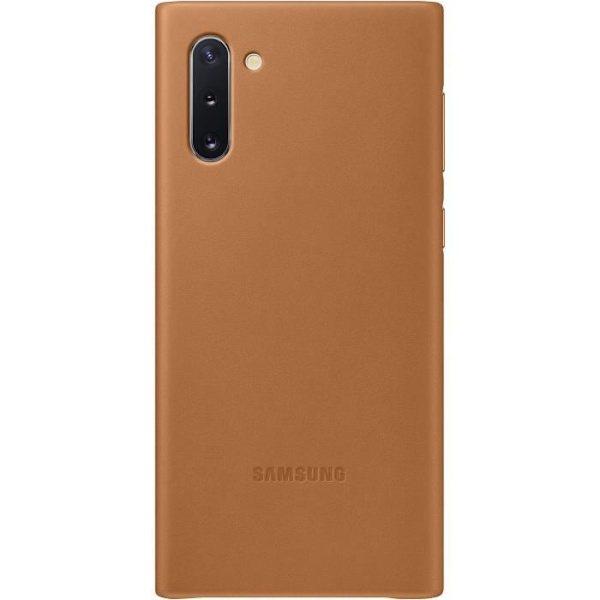 Camel Note10 läderfodral Beige