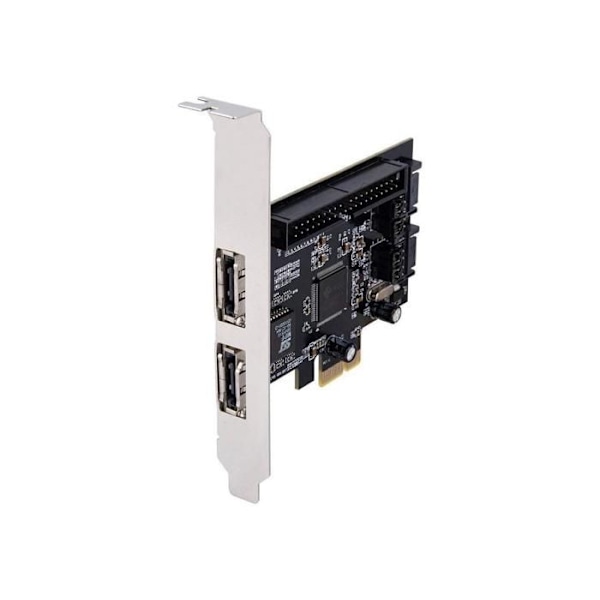 Kontrollkort - Ej specificerat - PCI Express - 2 SATA-portar - 2 IDE-portar - Svart