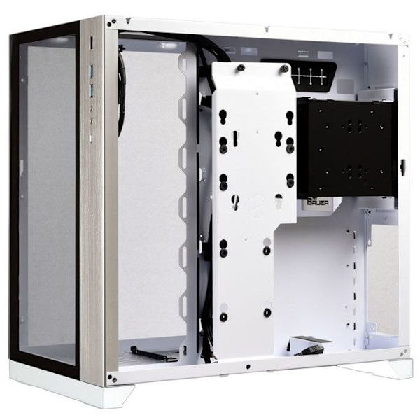 PC-chassi - Lian Li - PC-O11 Dynamic - Utökat ATX-torn - Ingen strömförsörjning - Vit