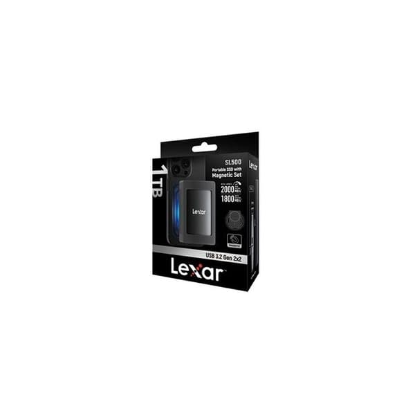 LEXAR Bärbar hårddisk SL500M Magnetic-Set SSD 1To