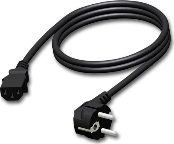 Strömkabel - PROCAB - CAB490/3 - 3 meter - Schuko-kontakt - Robust PVC
