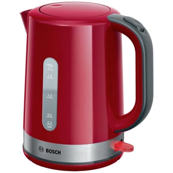 Bosch Haushalt TWK6A514 Sladdlös vattenkokare, överhettningsskydd röd