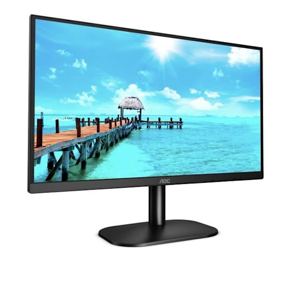 PC-skärm - AOC - 24B2XDA - 24" FHD - IPS-panel - 75Hz - Högtalare - 1 HDMI 1VGA - Adaptiv synkronisering - Svart