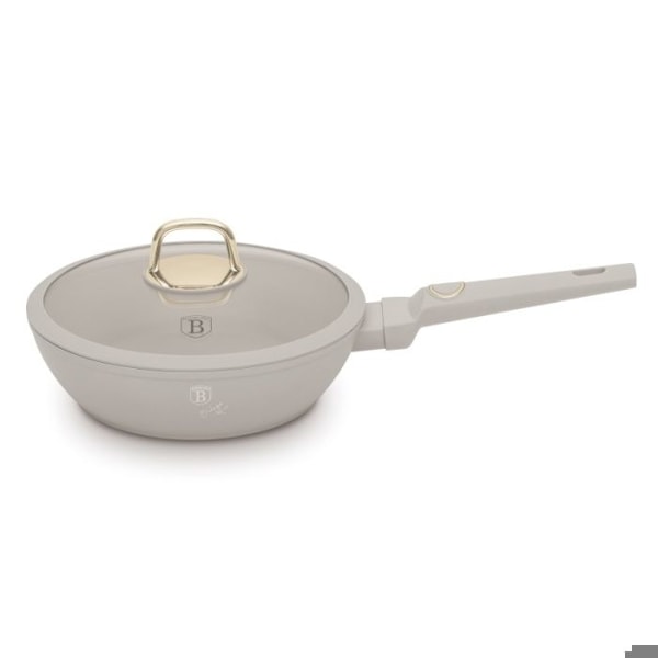 BERLINGERHAUS Djup stekpanna med titanbelagd yta och lock 24 cm Kollektion Sahara BH-8062