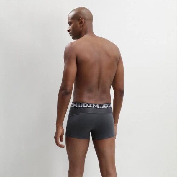 DIM-paket med 2 3D Flex Air Cotton Boxers för män - rostat brun/mörkgrå - XXL