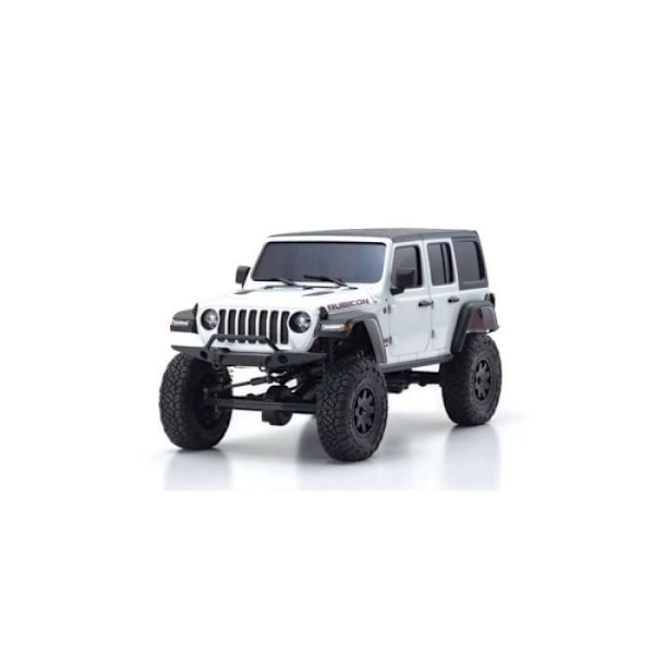 Kyosho Mini-Z 4X4 MX-01 Jeep Wrangler Rubicon Bright White (KT531P) - K.32521W