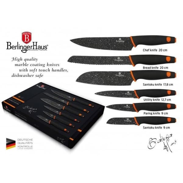 Set med knivar 6 delar - Granit Diamant