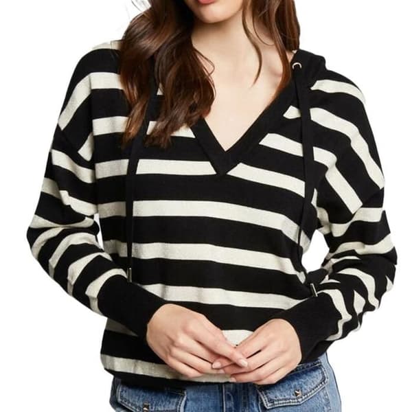 Pull Noir Femme Morgan Pull Col V 241-MBALLON-NIV Svart XS