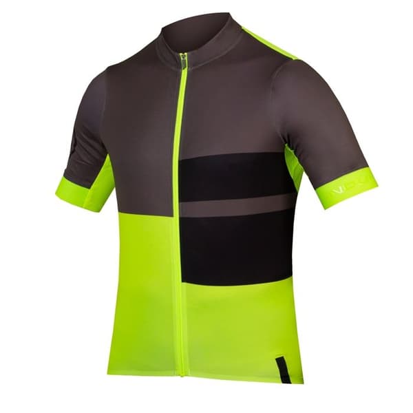 Endura FS260 tryckt tröja neon gul XL