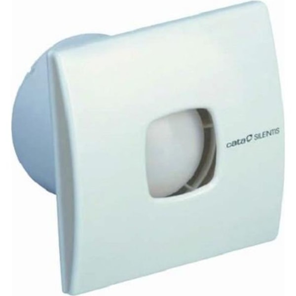 CATA SILENTIS 10 Luftfläkt för badrum Kontrollera mönster 100 mm, 37db 98 m³/h, lätt att rengöra, mycket tyst