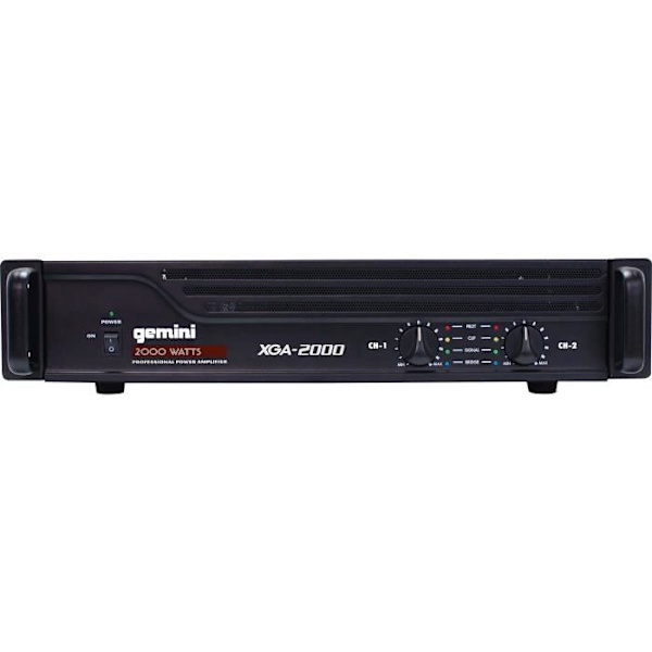 2000 Watt Peak2 X 125 Watt RMS (@4 Ohm) Professionell