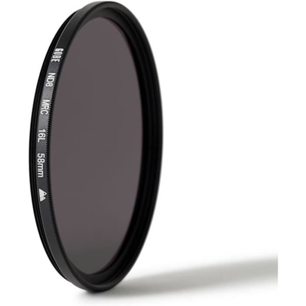 Filtr ND8 - Gobe - 2Peak - 58 mm - 3 steg - Nano-beläggning 16 lager
