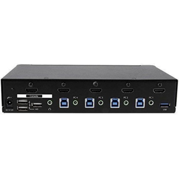 KVM-switch - StarTech - SV431HDU3A2 - 4 portar - USB 3.0-hubb - 1080p