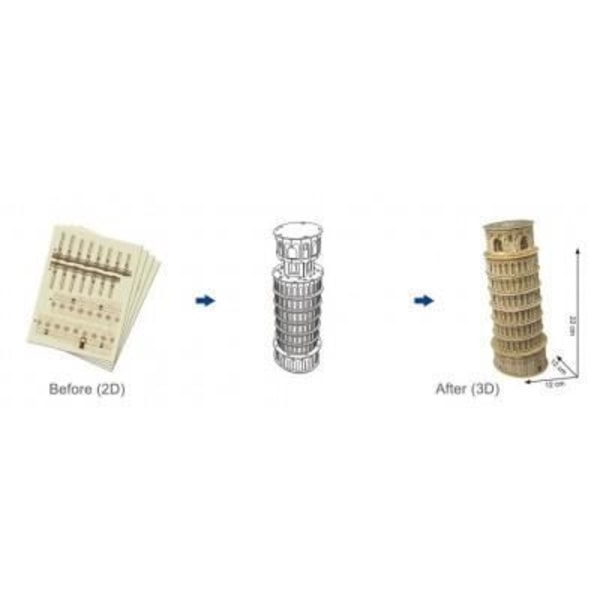 3D-pussel - Tower of Pisa (Svårighet: 5/8)