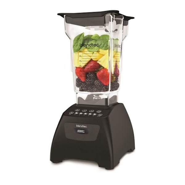 Blender BLENDTEC Power Classic 575 - Svart - 1500W - 5 hastigheter - Kapacitet 2L Svart