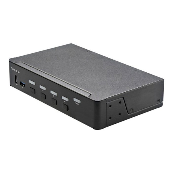 KVM-switch - Startech - SV431HU34K6 - 4 portar - 4K 60 Hz - USB 3.0-hubb