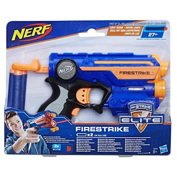 Nerf Elite Firestrike och officiella Nerf Elite Dart Flerfärgad