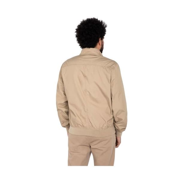 Schott COURT ZIPPE Herrjacka - Beige - V-ringad - Dragkedja - Sidofickor beige XL