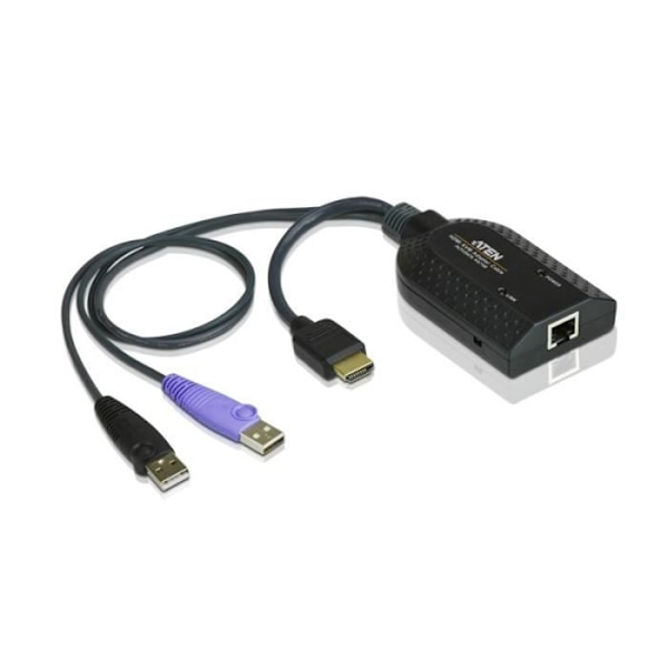 ATEN KA7168-AX HDMI USB Virtual MediaKVM-kablar - Svart - RJ-45, USB A, HDMI-kontakt