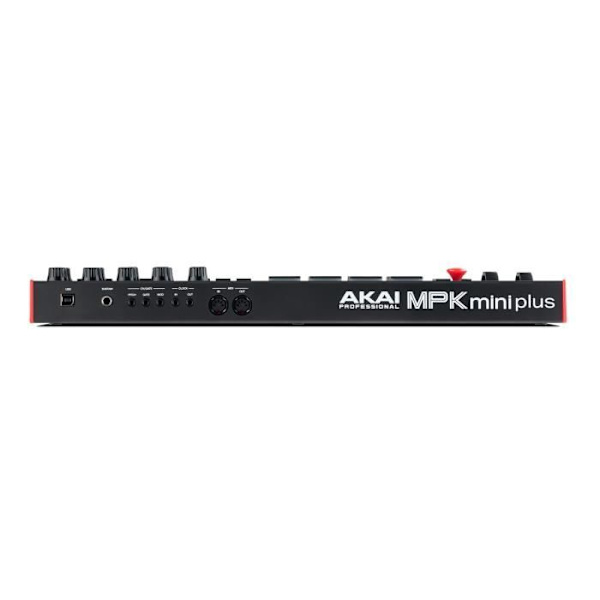 AKAI PROFESSIONAL MPKMINIPLUS - Mastertangentbord Minitangenter 37 mininoter - 8 RGB-plattor - 8 kodare