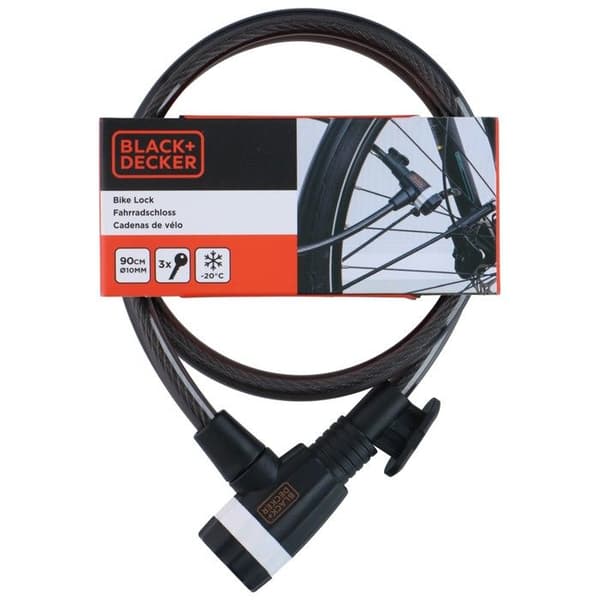 BLACK+DECKER Lås, 90CM Svart